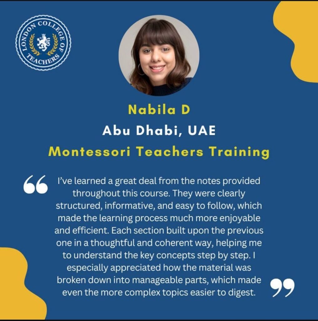 Montessori Teachers Training
