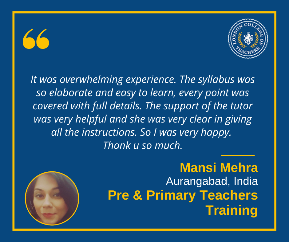 Pre Primary Teacher Training