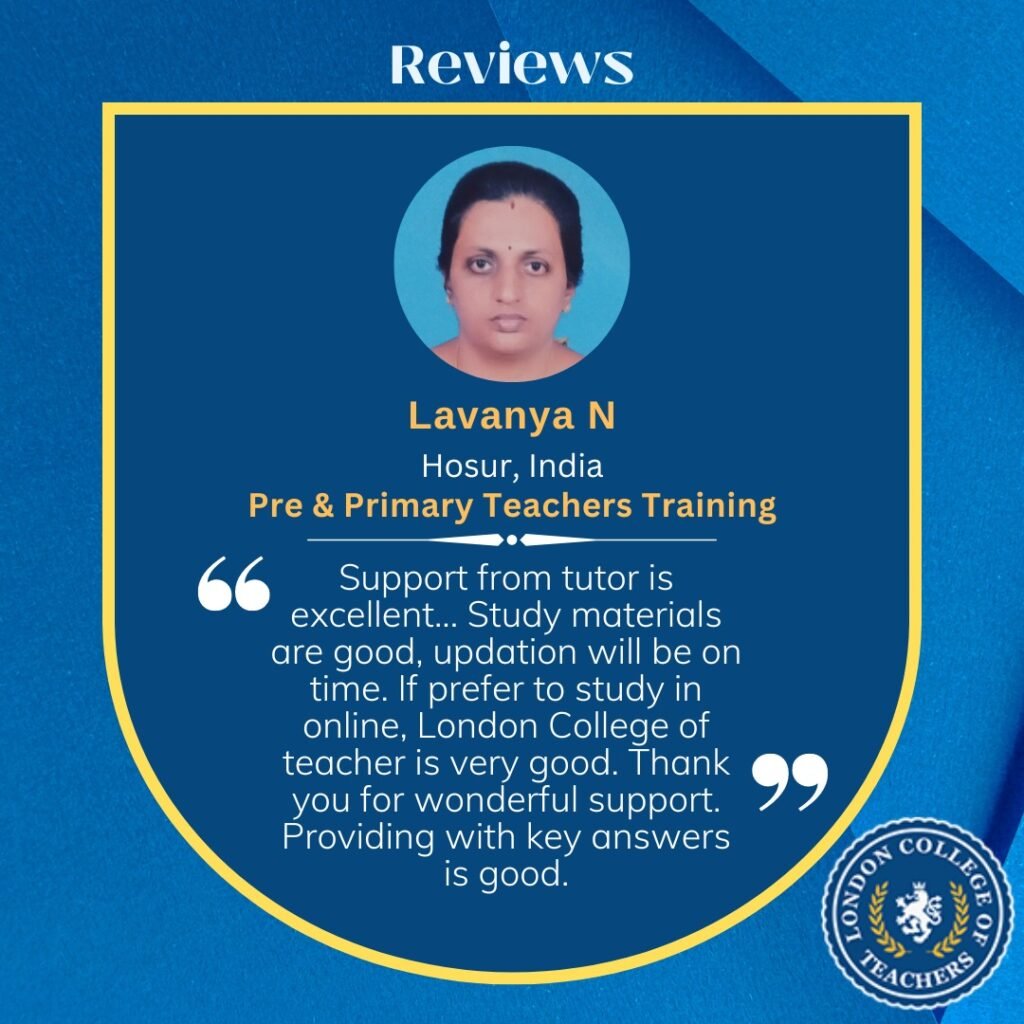 Pre-Primary Teacher's Training